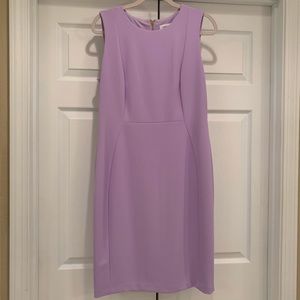 Calvin Klein Light Purple Sleeve-less Dress